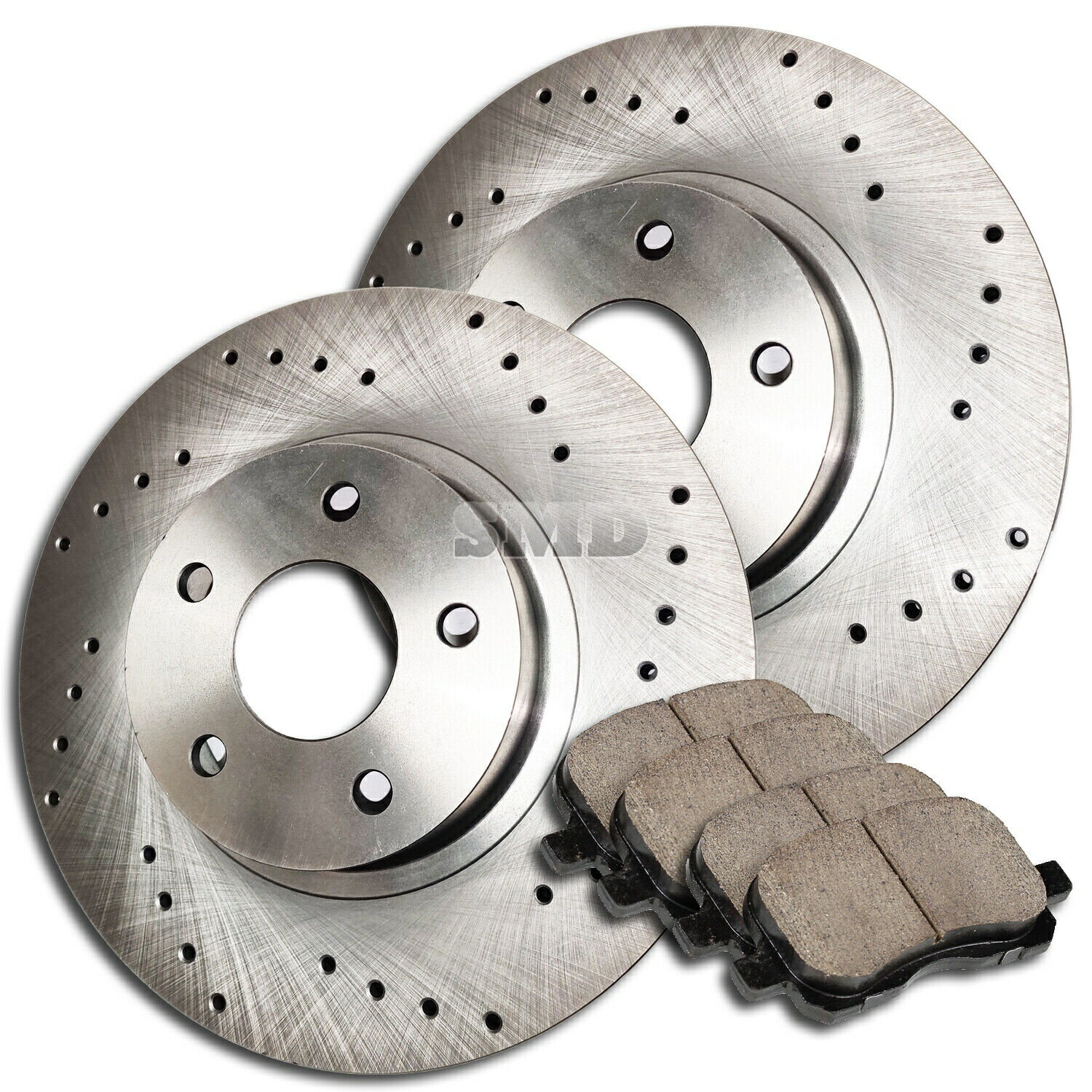 brake disc rotor BMW 535D/535D XDRIVE 14-16 A0839 FIT 2010 2011 Audi A6 Quattro 3.0L SuperCharged 321mm FRONT Rotors Pads