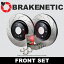 brake disc rotor [եȥå]brakeneticץߥॹåȥåȥ֥졼356mm bnp33134.ss [FRONT] BRAKENETIC PREMIUM RS SLOT Brake Rotors+POSI QUIET Ceramic Pads BPK91728