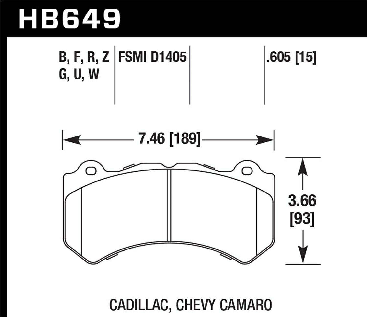 brake disc rotor ۡѥեޥHB649U.605 DTC-70ǥ֥졼ѥå Hawk Performan...