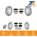 brake disc rotor メルセデスベンツGLS450 GL450 GL350用のフロントリアコートブレーキローターセラミックパッドキット Front ...