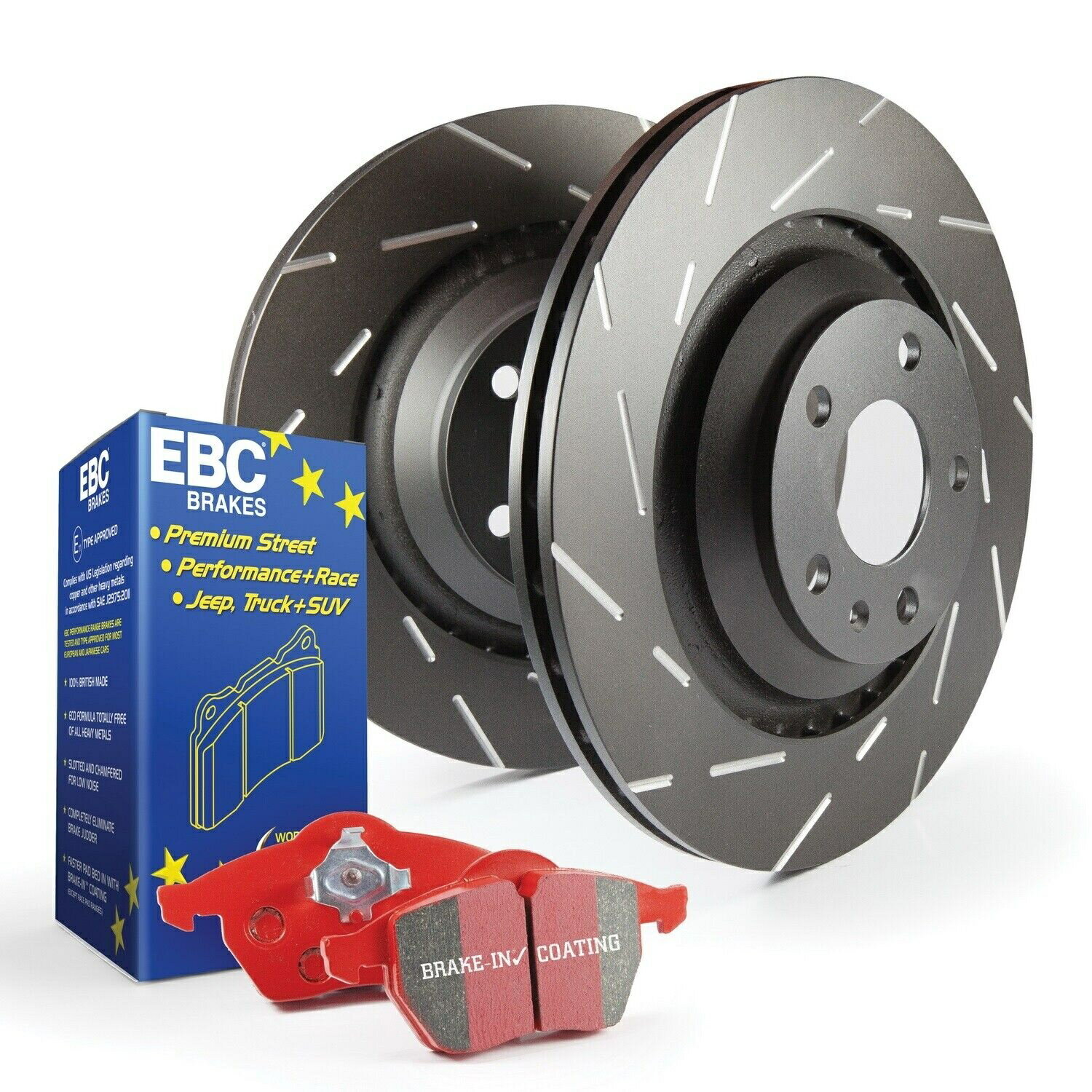 brake disc rotor EBCブレーキS4KR1100 S4キットレッドスタッフとUSRローターフィット05-11カイエンヌ EBC Brakes S4KR1100 S4 Kits Redstuff and USR Rotor Fits 05-11 Cayenne