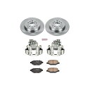 brake disc rotor kcoe4744パワーストップブレーキディスクとキャリパーキット2輪セットリア新しいエクスプローラー KCOE4744 Pow...
