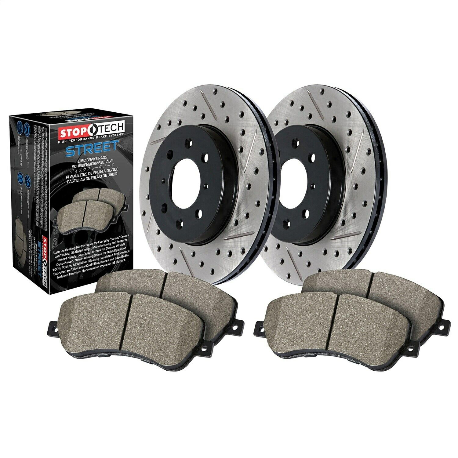 brake disc rotor StopTech 938.40070 Street Axle Packは16-18 CIVIC CR-Zに適合します StopTech 938...