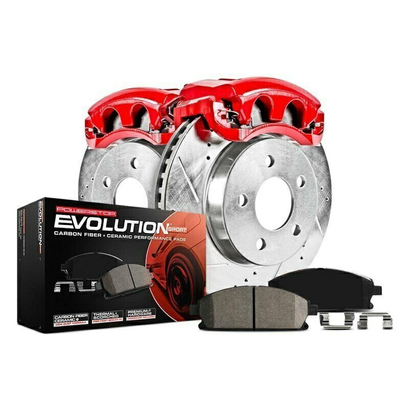 brake disc rotor 三菱エクリプス06-12ブレーキキットパワーストップ1クリックZ23エボリューションスポーツ For Mitsubishi Eclipse 06-12 Brake Kit Power Stop 1-Click Z23 Evolution Sport