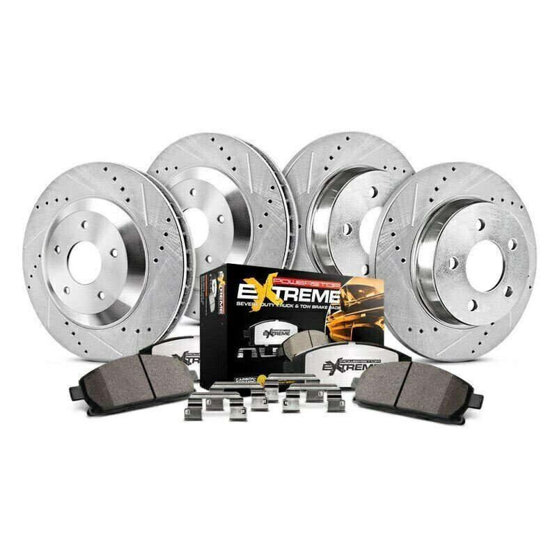 brake disc rotor Jeep Liberty 03-07ブレーキキットパワーストップ1クリックエクストリームZ36トラック＆Tow For Jeep Liberty 03-07 Brake Kit Power Stop 1-Click Extreme Z36 Truck & Tow