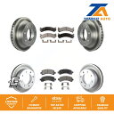 brake disc rotor シボレーエクスプレス2500 GMC用のフロントリアコートディスクブレーキローターセラミックパッドキット Front Rear...