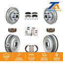 brake disc rotor 06-09フォードレンジャーRWD用のフロントリアコートブレーキローターセラミックパッドドラムキット(9PC) Front R...