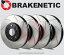 brake disc rotor [ե +ꥢ] Brakenetic Premium Slotted Brake Disc Rotors BPRS69088 [FRONT + REAR] BRAKENETIC PREMIUM SLOTTED Brake Disc Rotors BPRS69088