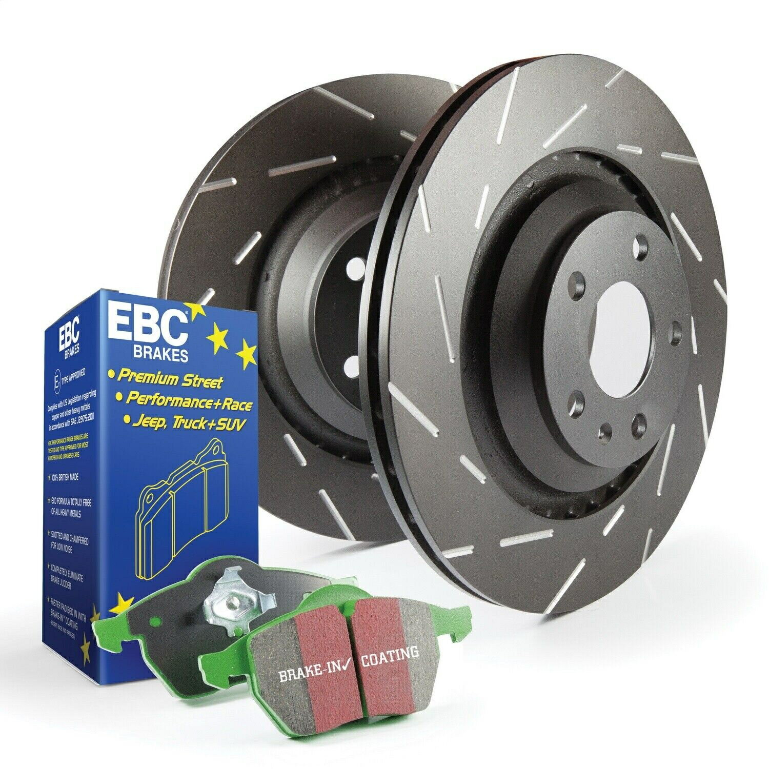 brake disc rotor EBCブレーキS2KF1512 S2 KITS GREENTUFF 2000およびUSRローターはレガシーアウトバックに適合します EBC Brakes S2KF1512 S2 Kits Greentuff 2000 and USR Rotors Fits Legacy Outback