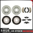 brake disc rotor 2004年から2006年のダッジグランドキャラバンブレーキローターセラミックパッド +ブレーキドラムシューズ For 2004...