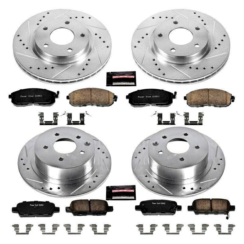 brake disc rotor パワーストップ1クリックZ23エボリューションスポーツブレーキキット13-18日産セントラ Power Stop 1-Click Z23 Evolution Sport Brake Kit for 13-18 Nissan Sentra