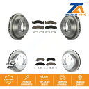 brake disc rotor シボレーエクスプレス2500 GMC用のフロントリアコートディスクブレーキローターセラミックパッドキット Front Rear...