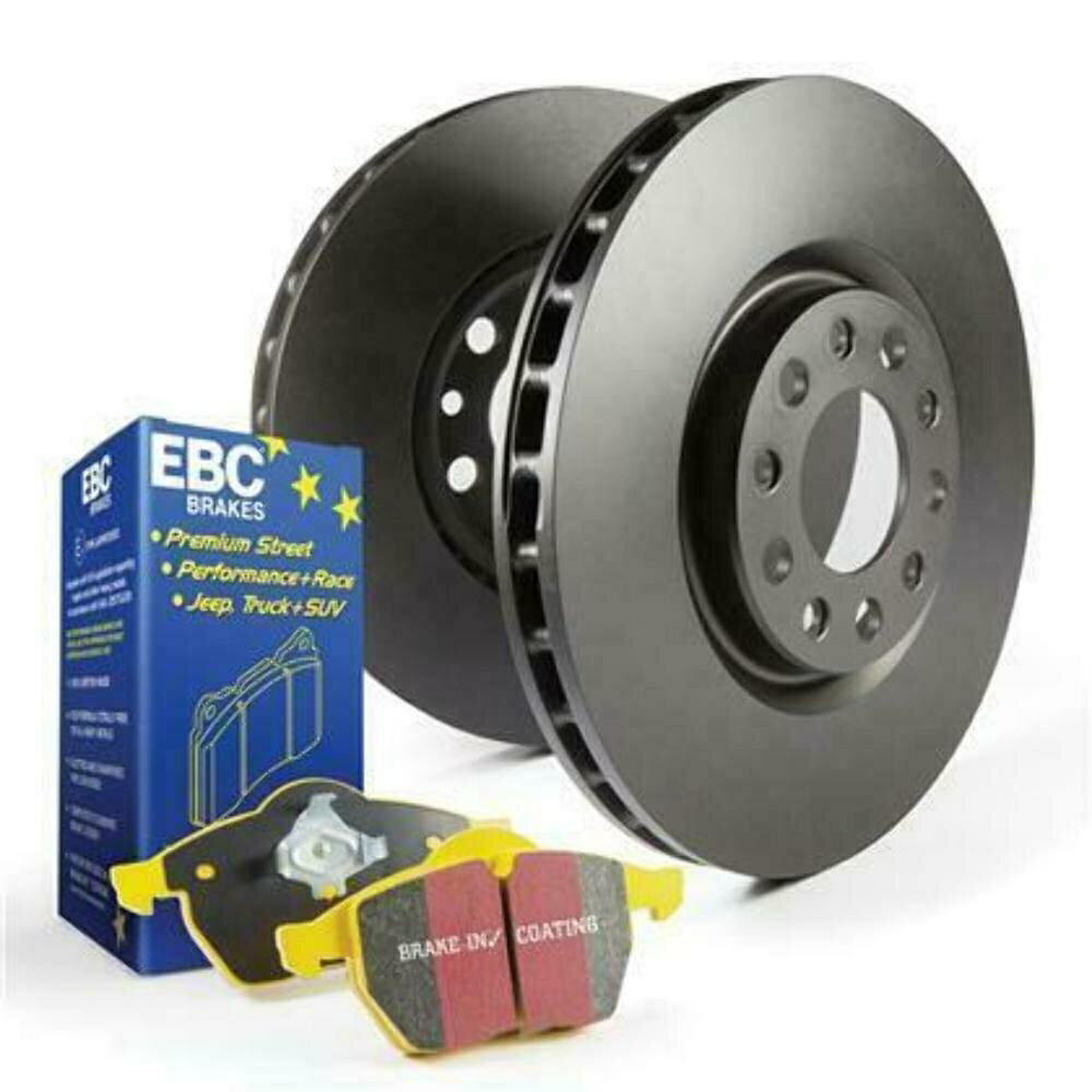 brake disc rotor EBCブレーキキット-S13 YellowStuffおよびRK Rotors S13KF1363フィット：Land Rover 2010- EBC Brake Kit - S13 Yellowstuff and RK Rotors S13KF1363 Fits:LAND ROVER 2010 -