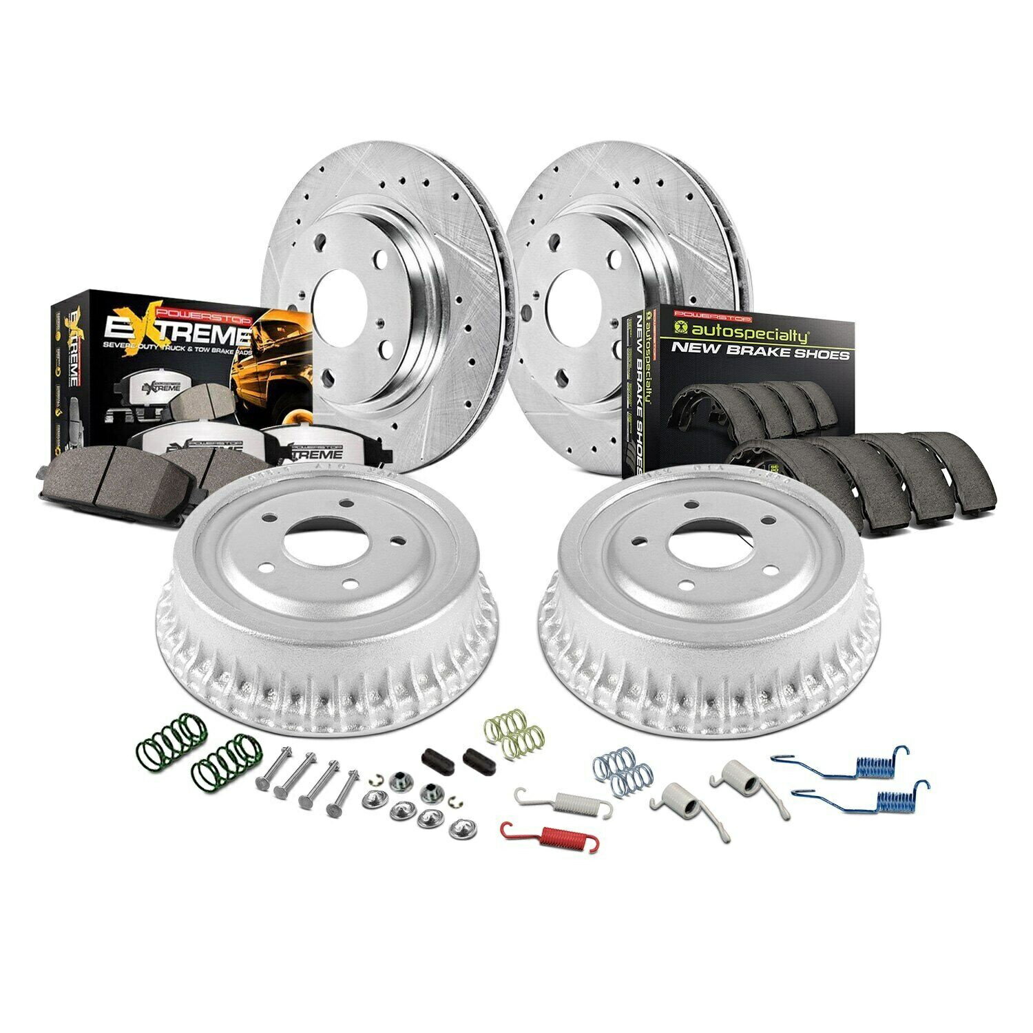 brake disc rotor Jeep Liberty 02 Brake Kit Power Stop Z36 Evolution Drilled＆Slotted Disc＆ For Jeep Liberty 02 Brake Kit Power Stop Z36 Evolution Drilled & Slotted Disc &