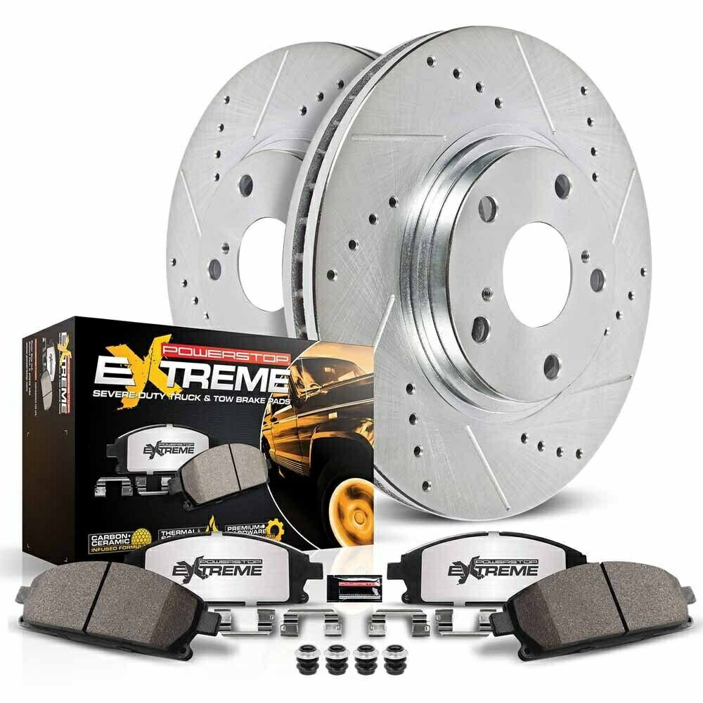 brake disc rotor シボレーコロラドGMCキャニオンパワーストップフロントブレーキパッドとローターキットギャップ用 For Chevy Colorado GMC Canyon PowerStop Front Brake Pads and Rotors Kit GAP