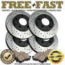 brake disc rotor H0665フロント+リアブラックドリルブレーキローターパッド2007 2009 ACURA RDX H0665 FRONT+REAR BLACK Drill Brake Rotors Pads FOR 2007 2008 2009 Acura RDX