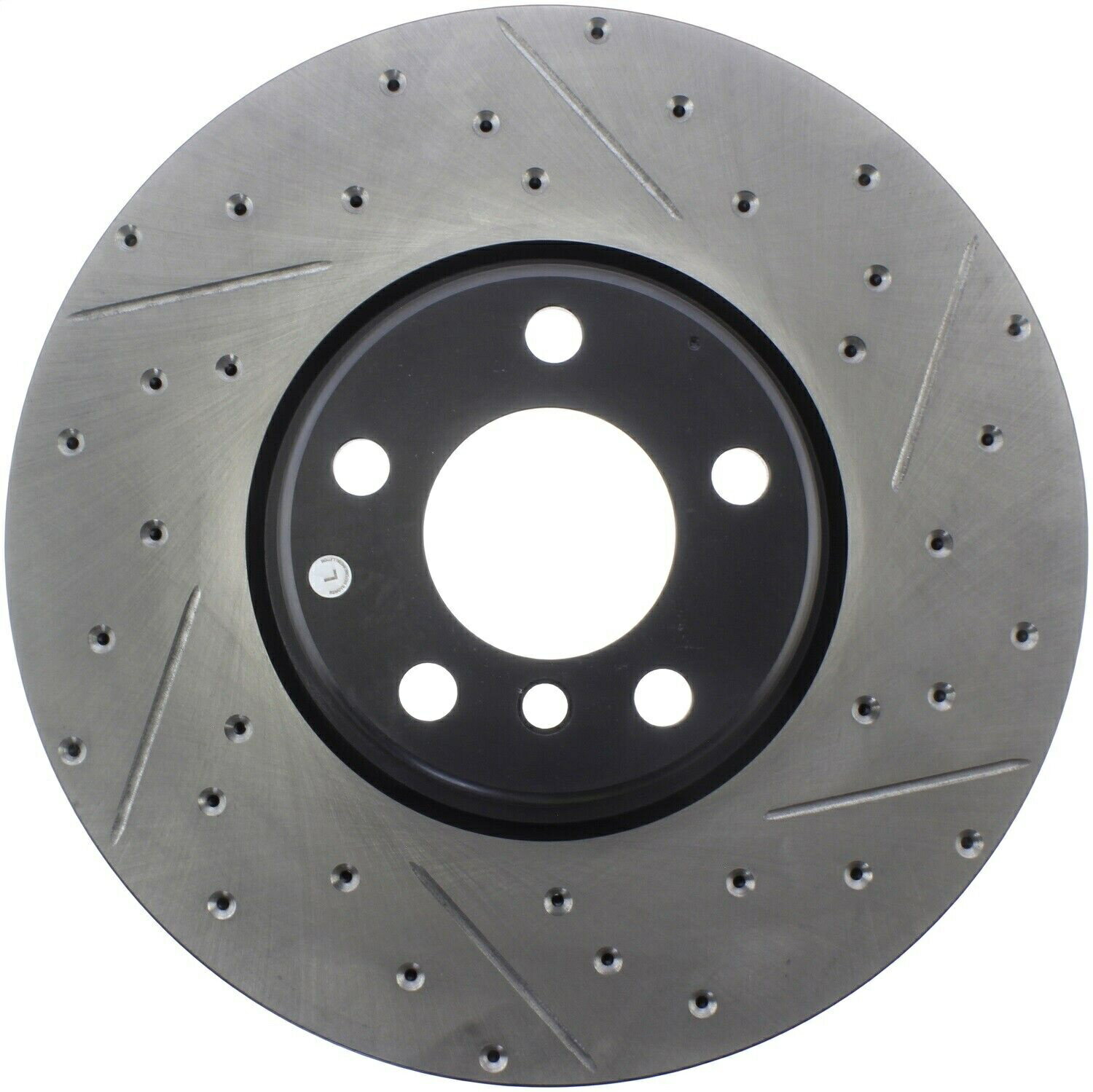 brake disc rotor STOPTECH 127.34126L SELECT SPORT SPORT Cross-drilled and Slotted Disc Brake Rotor StopTech 127.34126L Select Sport Cross-Drilled And Slotted Disc Brake Rotor