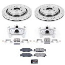brake disc rotor kcoe5159パワースターブレーキディスクとキャリパーキット2輪セットリアシボレー KCOE5159 Powerstop B...