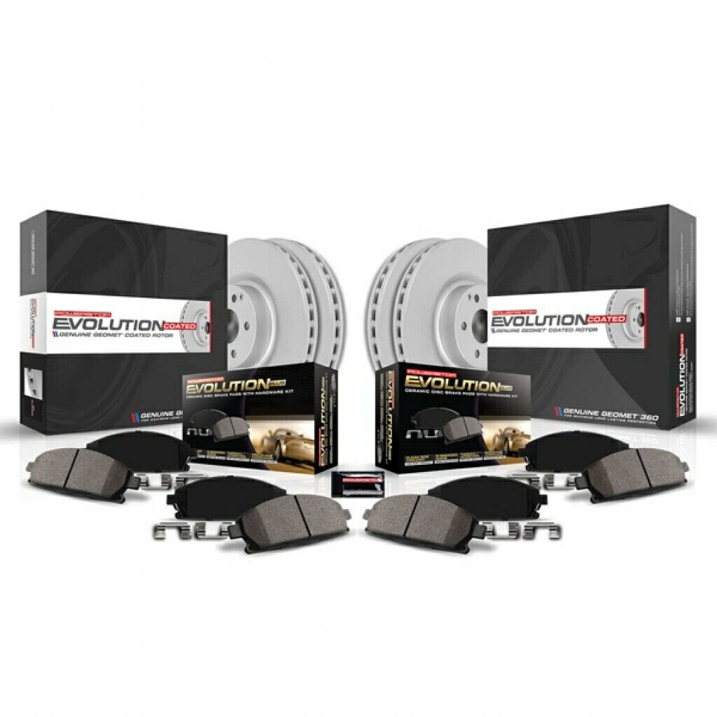brake disc rotor Lexus ES350のパワーストップブレーキキット2007-2012フロント＆リアZ17 Evolution Geomet Power Stop Brake Kit For Lexus ES350 2007-2012 Front & Rear Z17 Evolution Geomet