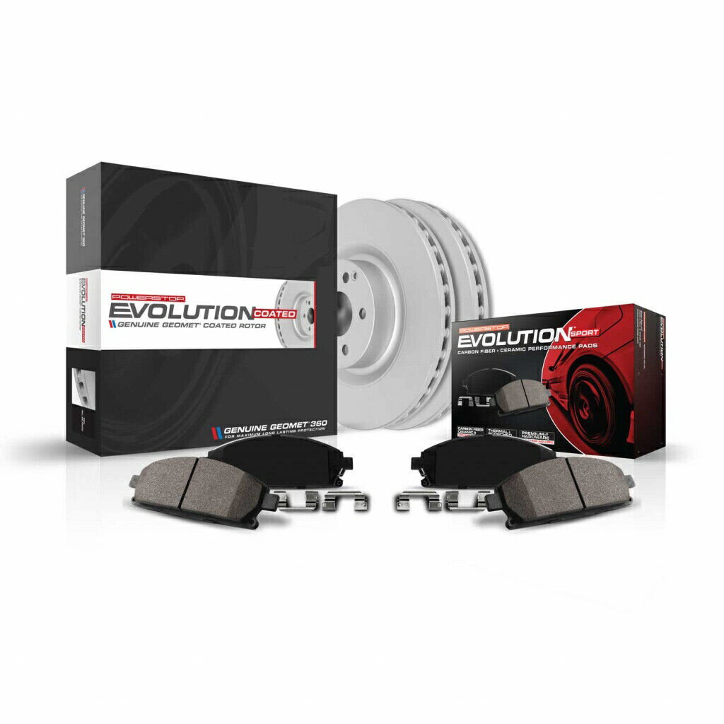 brake disc rotor ボルボS60 2019 2020フロントZ23エボリューションスポーツコーティング用のパワーストップブレーキキット Power Stop Brake Kit For Volvo S60 2019 2020 Front Z23 Evolution Sport Coated