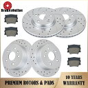 brake disc rotor 296mmフロント281mmリアブレーキローターパッドトヨタアバロンレクサスES300Hブレーキ 296mm Front 28...