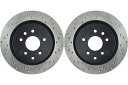 brake disc rotor 2003年から2004年のインフィニティG35のリアペアストップテックディスクブレーキローター(45060) Rear PAI...