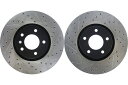 brake disc rotor 2007-2013 Mazda 3(45567)のフロントペアSTOPTECHディスクブレーキローター Front PAIR ...