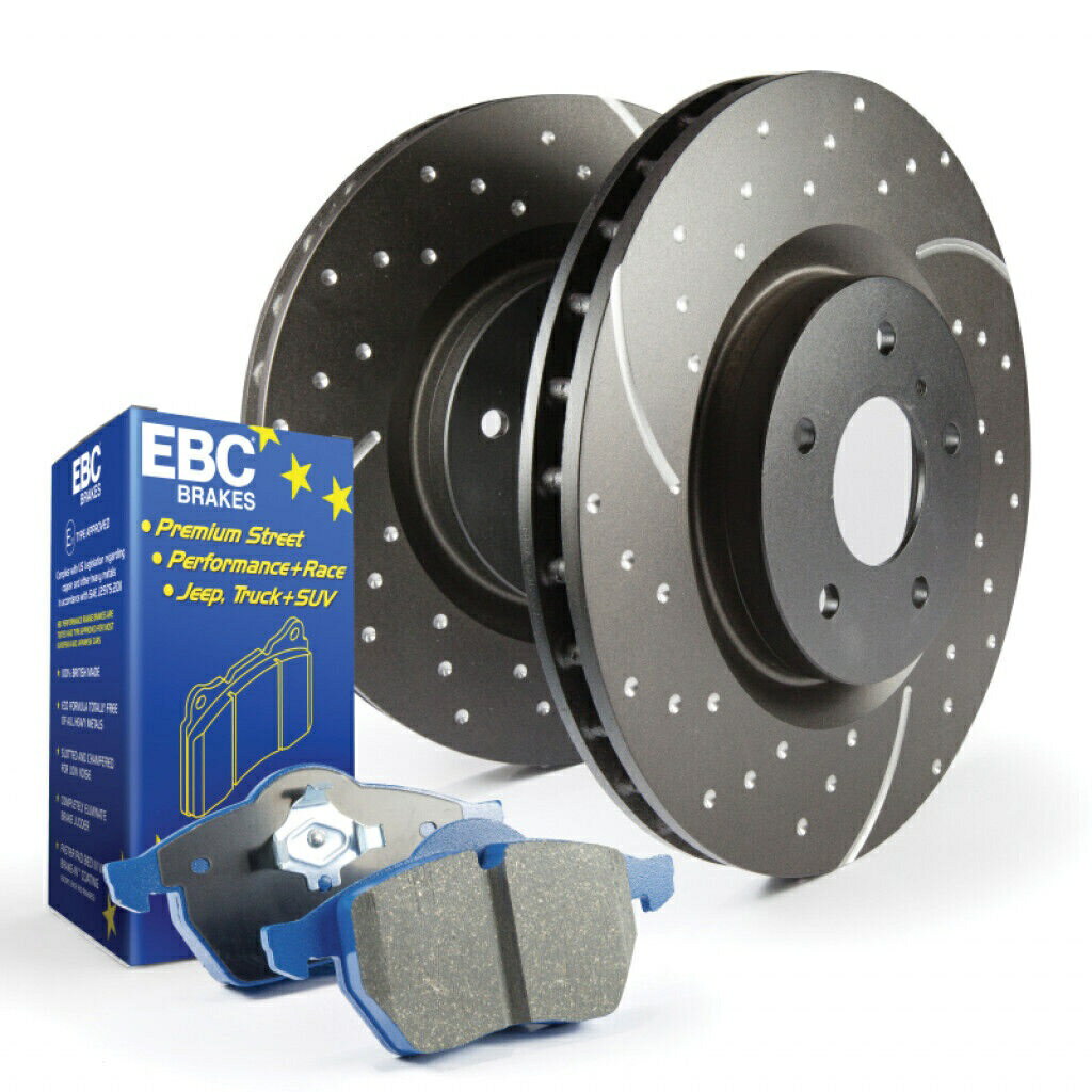 brake disc rotor INFINITI G37 2008-2013リアブレーキキットS5ブルーストフのEBC、キットとして販売 EBC For Infiniti G37 2008-2013 Rear Brake Kit S5 Bluestuff, Sold as Kit