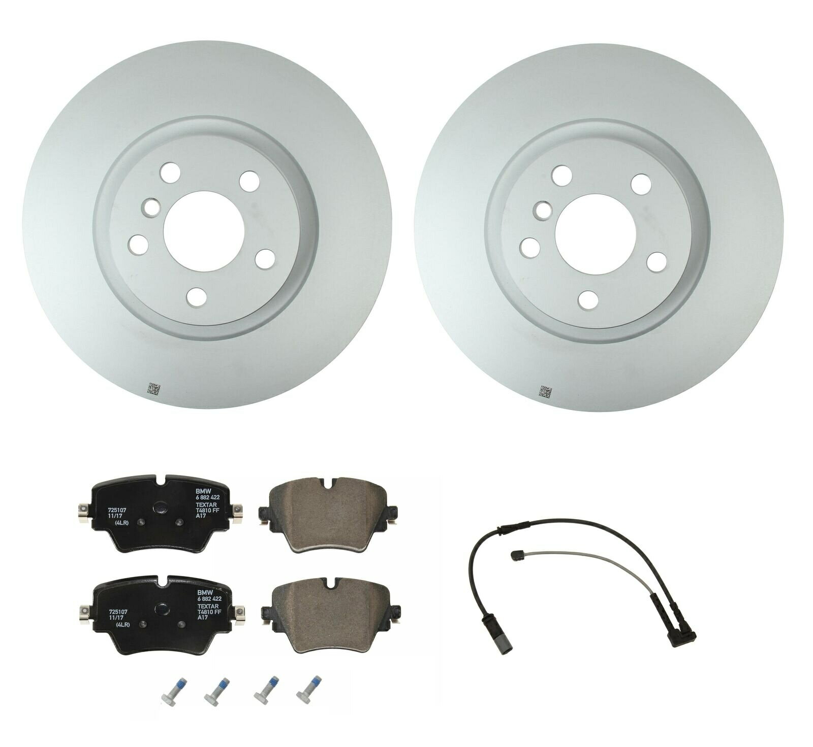 brake disc rotor BMW F48 X1 F39 X2用の新しい本物のフロントブレーキキットディスクローターパッドとセンサー NEW Genuine Front Brake Kit Disc Rotors Pads & Sensor For BMW F48 X1 F39 X2