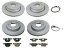 brake disc rotor BMW E83 X3 2004-2010ѤΥեȤӥꥢǥ֥졼ѥåɤȥ󥵡å Front and Rear Disc Brake Rotors Pads and Sensors Kit for BMW E83 X3 2004-2010