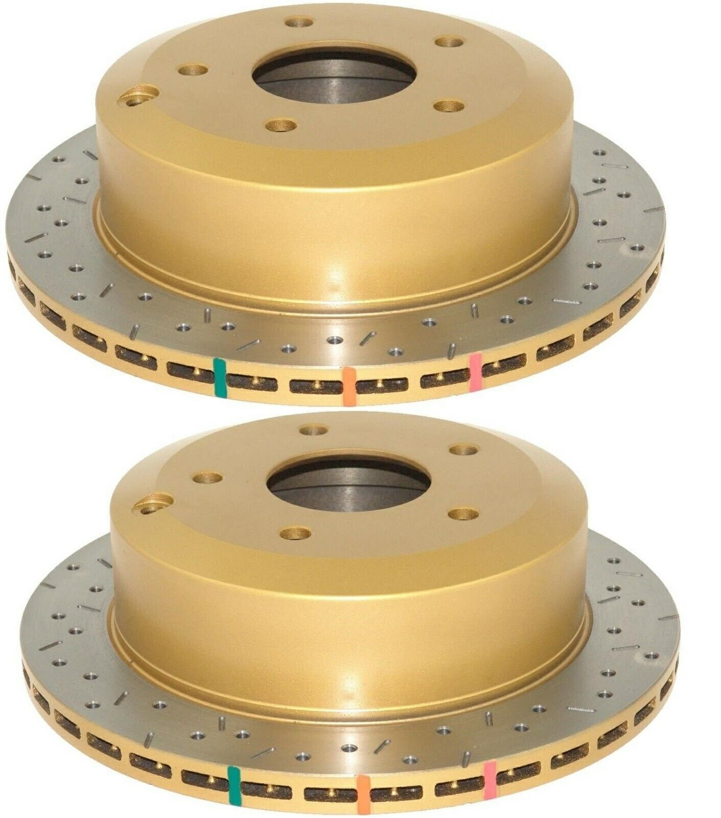 brake disc rotor DBAリアスロット＆ドリル4000シリーズローターポンティアックGTO 2005（ペア） DBA Rear Slotted & Drilled 4000 Series Rotor for Pontiac GTO 2005 (Pair)