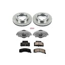 brake disc rotor kcoe1992パワーストップブレーキディスクとキャリパーキット2輪セットフロント新しいシボレー KCOE1992 Power...