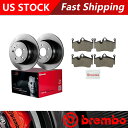 brake disc rotor 2009ポルシェケイマンリアブレーキローターとセラミックブレーキパッド-Brembo OE Fits 2009 Porsche Cayman Rear Brake Rotors & Ceramic Brake Pads - Brembo OE