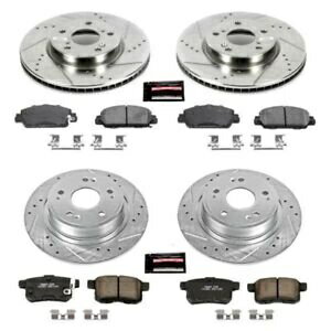 brake disc rotor パワーストップ1 13-17ホンダアコードのためのZ23エボリューションスポーツブレーキキットをクリックする Power Stop 1-Click Z23 Evolution Sport Brake Kit for 13-17 Honda Accord