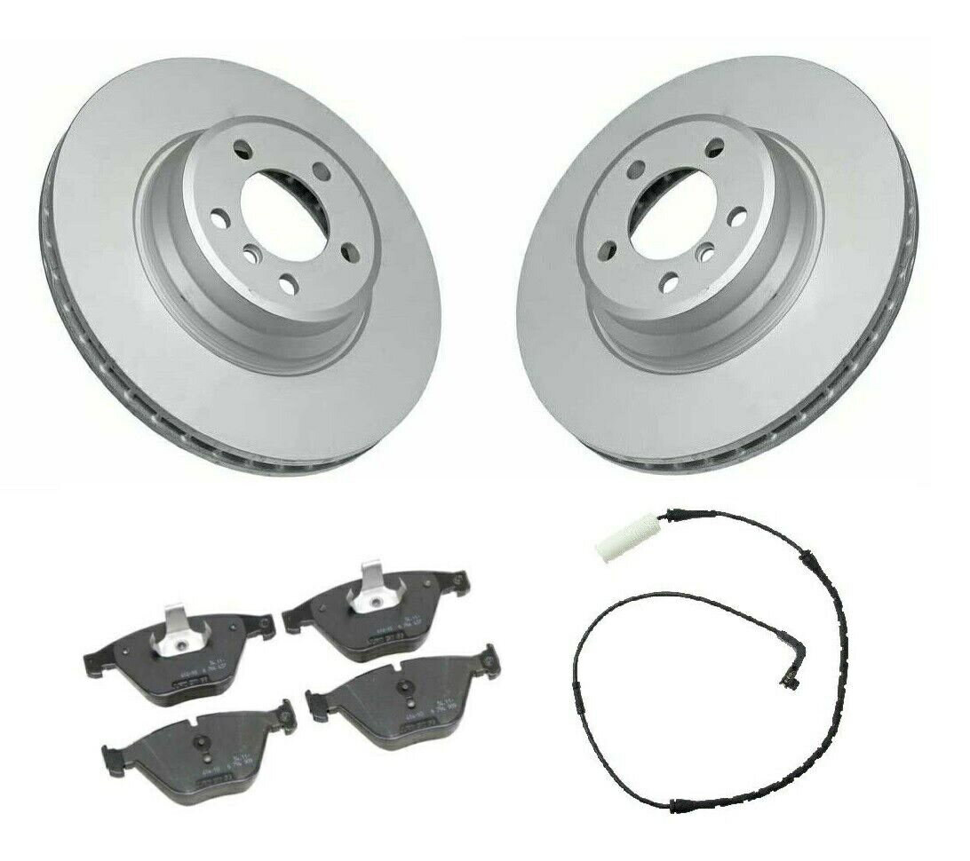 brake disc rotor 本物のフロントブレーキキットパッドセンサーBMW E65 E66 745I用のベントコートディスクローター Genuine F...