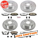 brake disc rotor パワーストップK2440-26 1クリックストリートウォリアーZ26ブレーキキット06-11ホンダシビック Power Sto...