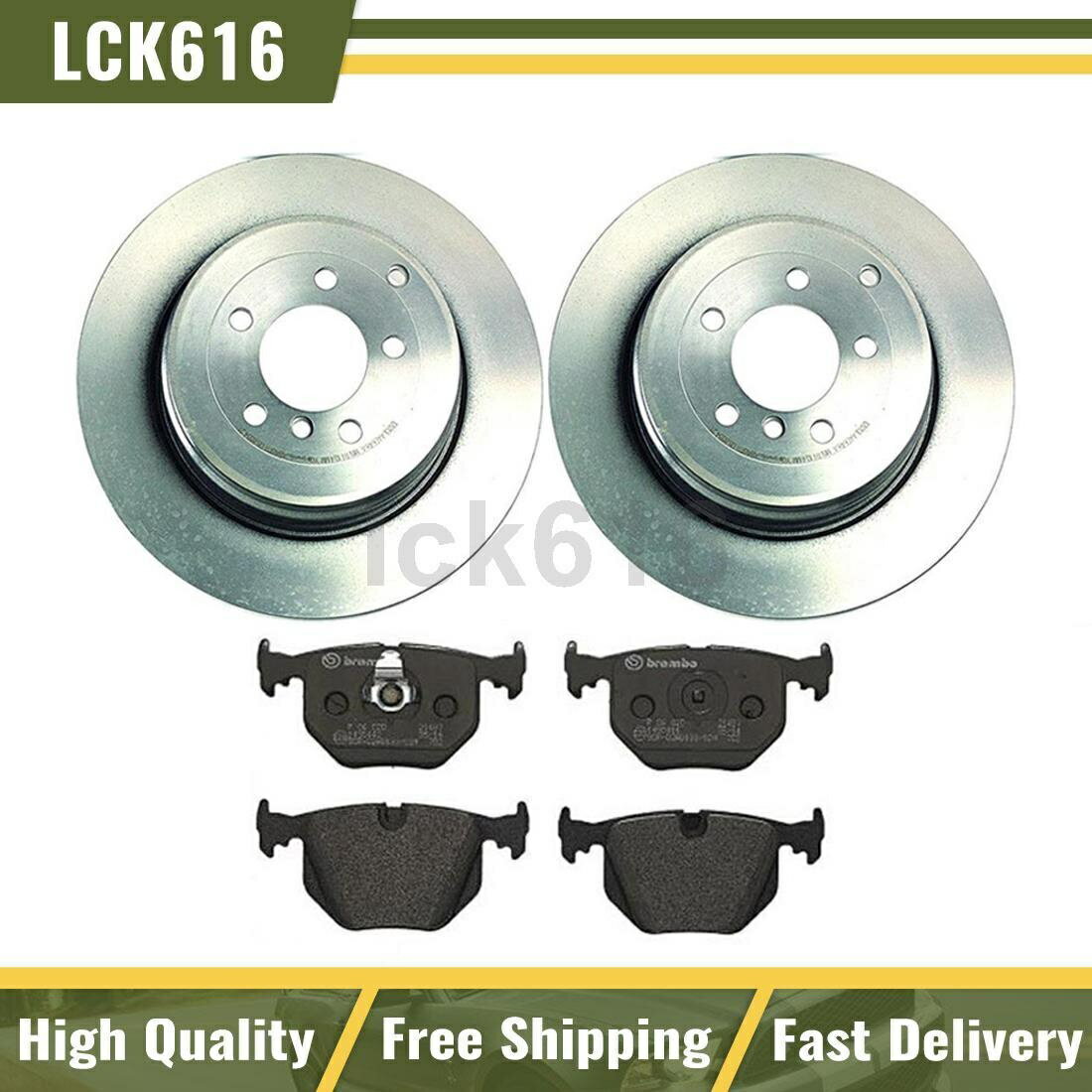 brake disc rotor 2003年から2005年のランドローバーレンジローバー用のリアブレンボブレーキキットブレーキパッドとローター Rear Brembo Brake Kit brake pads and rotors For 2003-2005 Land Rover Range Rover