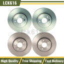 brake disc rotor 2002年から2008年のジャガーXタイプの4のブレンボブレーキローターフロントリアキットセット Brembo Brake R...