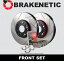 brake disc rotor [ե] Brakenetic Premium Slotted Brake Rotors + posiŤʥѥåBPK72296 [FRONT] BRAKENETIC PREMIUM SLOTTED Brake Rotors + POSI QUIET Pads BPK72296