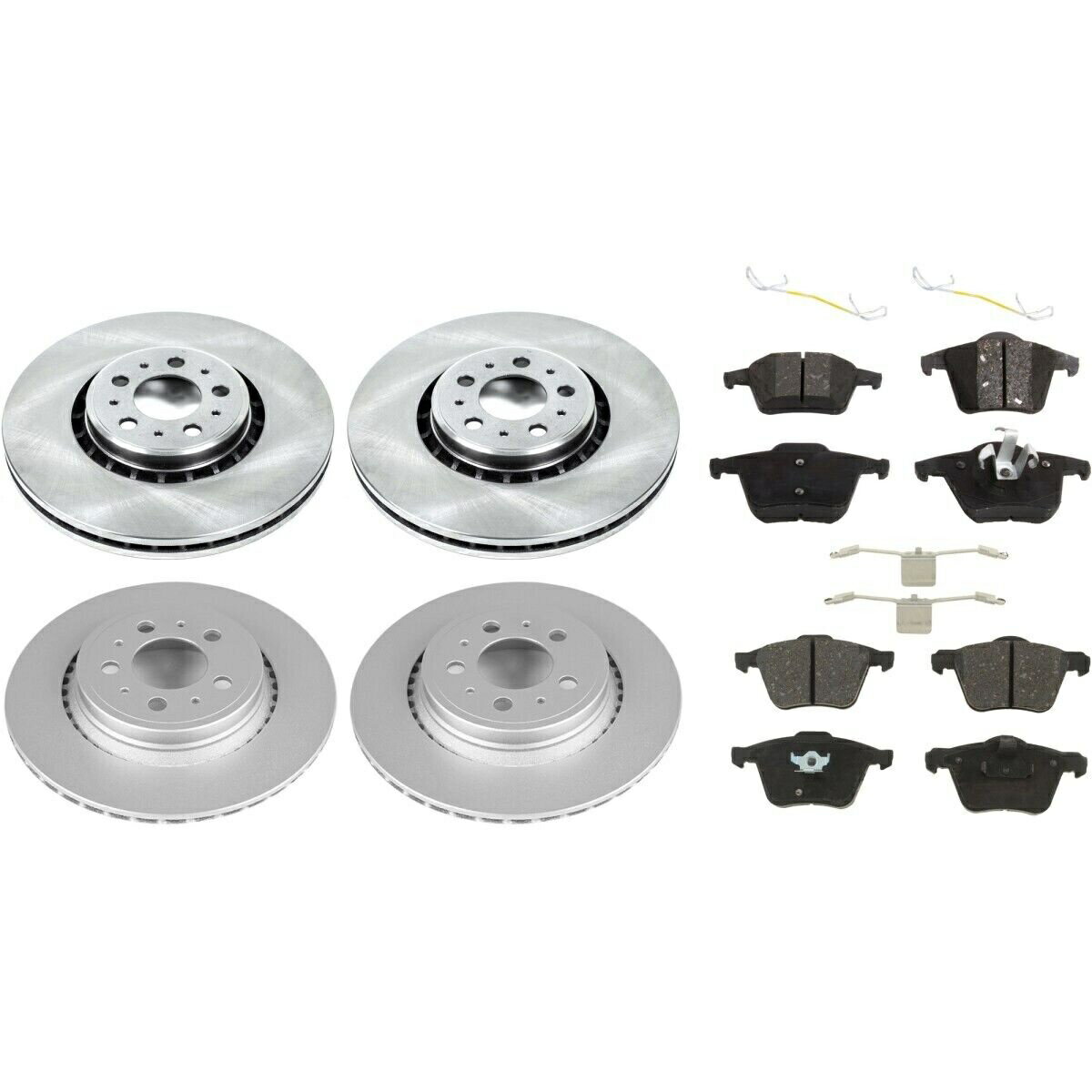 brake disc rotor Kit-092921-1908 Sure Stop Brake Disc and Pad Kits 4-Wheel Set Front＆Lear KIT-092921-1908 Sure Stop Brake Disc and Pad Kits 4-Wheel Set Front & Rear