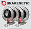 brake disc rotor [FR] Brakenetic Premium GT Slot Brake Rotors + PosiŤʥߥåѥåBPK90127 [F&R] BRAKENETIC PREMIUM GT SLOT Brake Rotors + POSI QUIET Ceramic Pads BPK90127