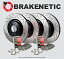 brake disc rotor FR Brakenetic Premium GTåդ֥졼 +ߥåѥåBPK101474 F&R BRAKENETIC PREMIUM GT SLOTTED Brake Rotors + Ceramic Pads BPK101474