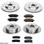 brake disc rotor ѥȥåK1544ե/ꥢZ23 1ѥ/ƥѤΥå֥졼å Power Stop K1544 Front/Rear Z23 1-Click Brake Kit for Impala/Monte Carlo