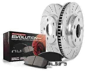 brake disc rotor パワーストップK4695フロントZ23エボリューション1チャレンジャー/充電器用のクリックブレーキキット Power Stop K4695 Front Z23 Evolution 1-Click Brake Kit for Challenger/Charger