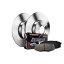 brake disc rotor Power Stop Koe6258եȥХ顼/2500/3500ѤΥå֥졼å Power Stop KOE6258 Front 1-Click Brake Kit for Silverado/Sierra 2500/3500