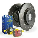 brake disc rotor 08-14のEBCキャデラックCTS-V / 09-15 S5キットイエロースタッフおよびGDローターS5KR1265 EBC For 08-14 Cadillac CTS-V / 09-15 S5 Kits Yellowstuff and GD Rotors S5KR1265