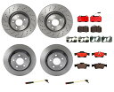 brake disc rotor ブレンボフロントリアフルブレーキキットディスクローターMB W211スポーツPKG用セラミックパッド Brembo Front Rear Full Brake Kit Disc Rotors Ceramic Pads For MB W211 Sport Pkg