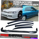 CO GAp[c tBbg94-95z_AR[h4DR T-R PPtgop[bv +TEBhEoCU[ Fit 94-95 Honda Accord 4Dr T-R PP Front Bumper Lip + Sun Window Visor