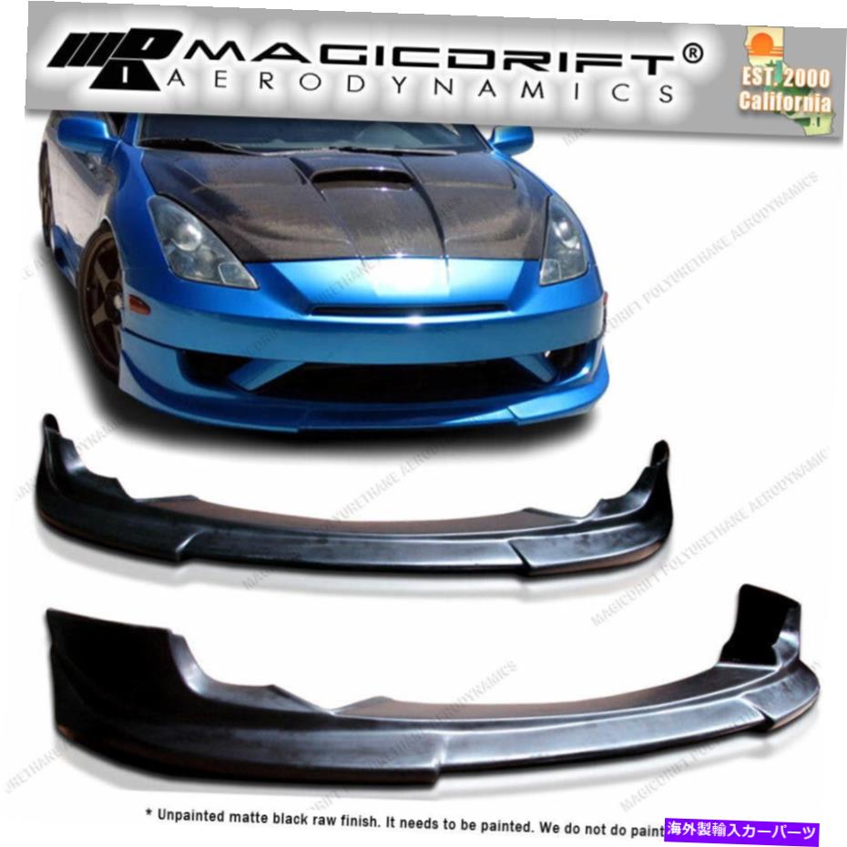 海外製 エアロパーツ 03 04 05トヨタセリカC1 C-ONEスタイルPUフロントバンパーチンスポイラーリップ For 03 04 05 Toyota Celica C1 C-One Style PU Front Bumper Chin Spoiler Lip