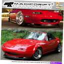 海外製 エアロパーツ 90-97のマツダmiata na gvガレージフロント + rsリアバンパーリップボディキット For 90-97 Mazda Miata NA GV GARAGE Front + RS Rear Bumper Lip Body Kit(2)